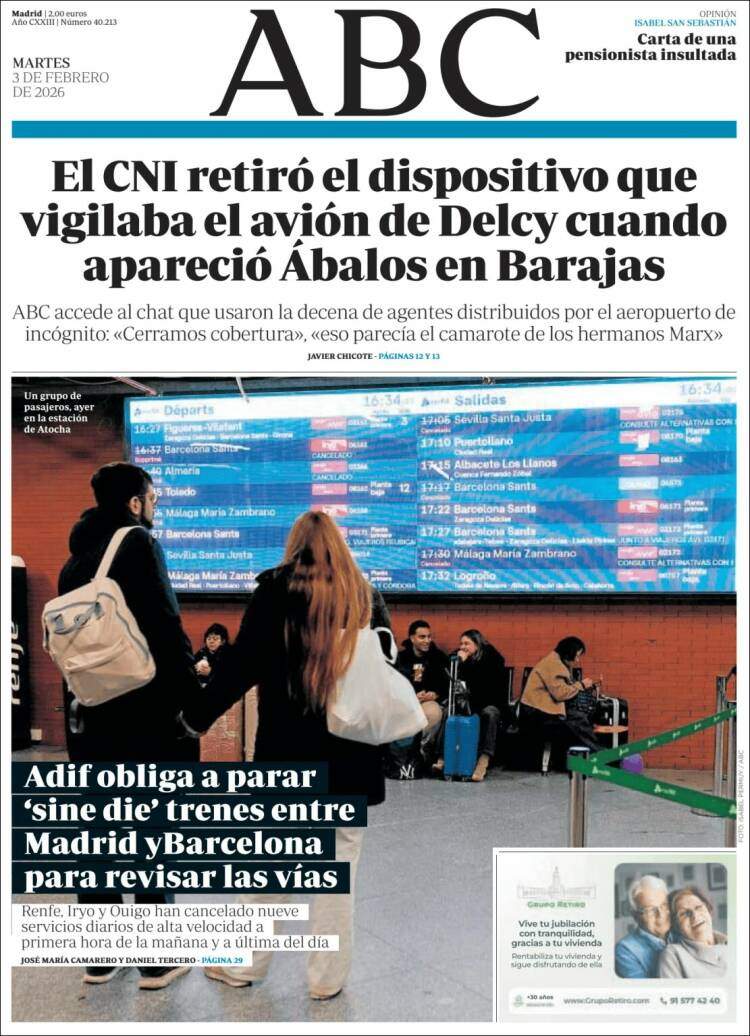 ABC, 3 febrer 2026