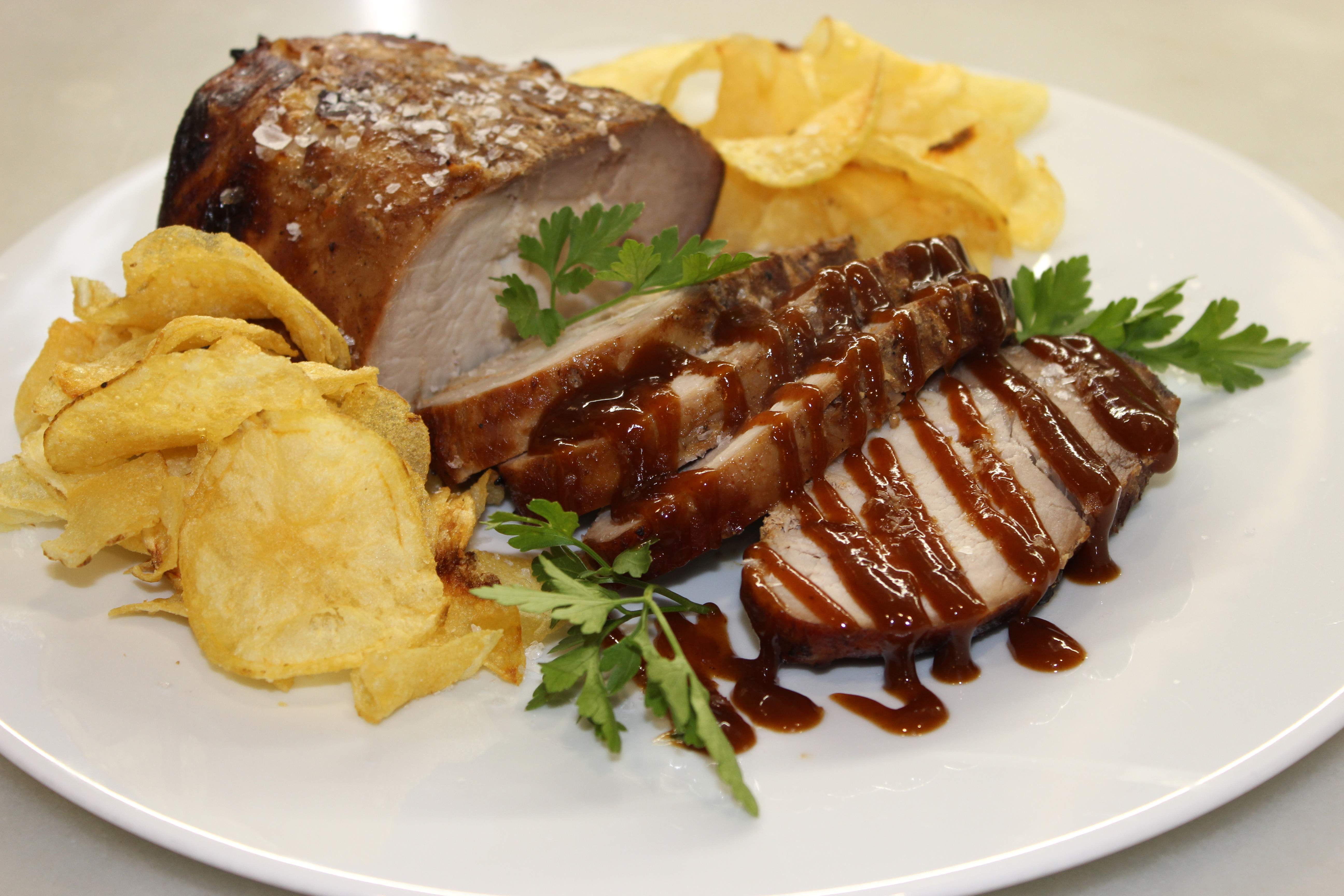 Cinta de llom adobada al forn