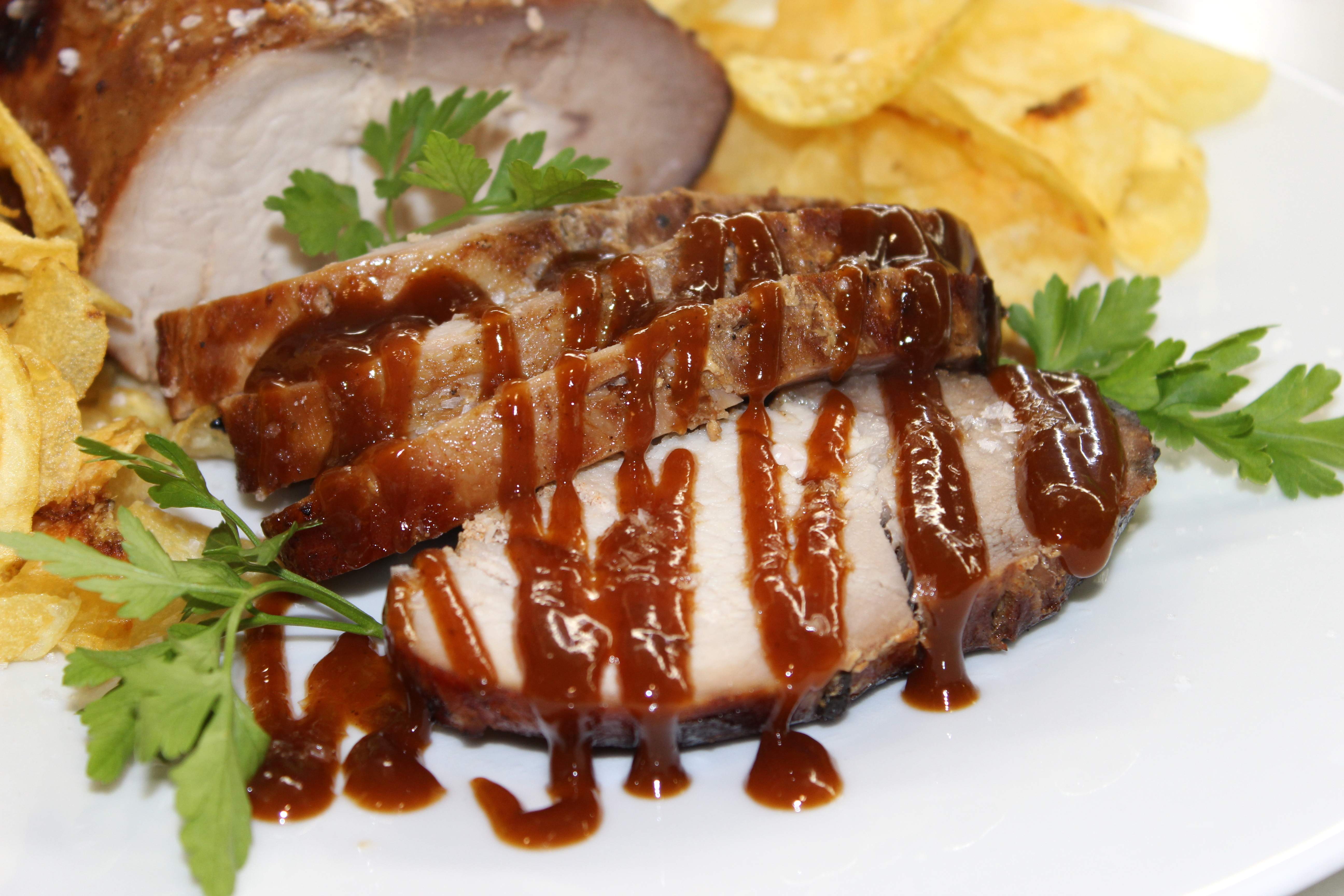 llom amb salsa barbacoa