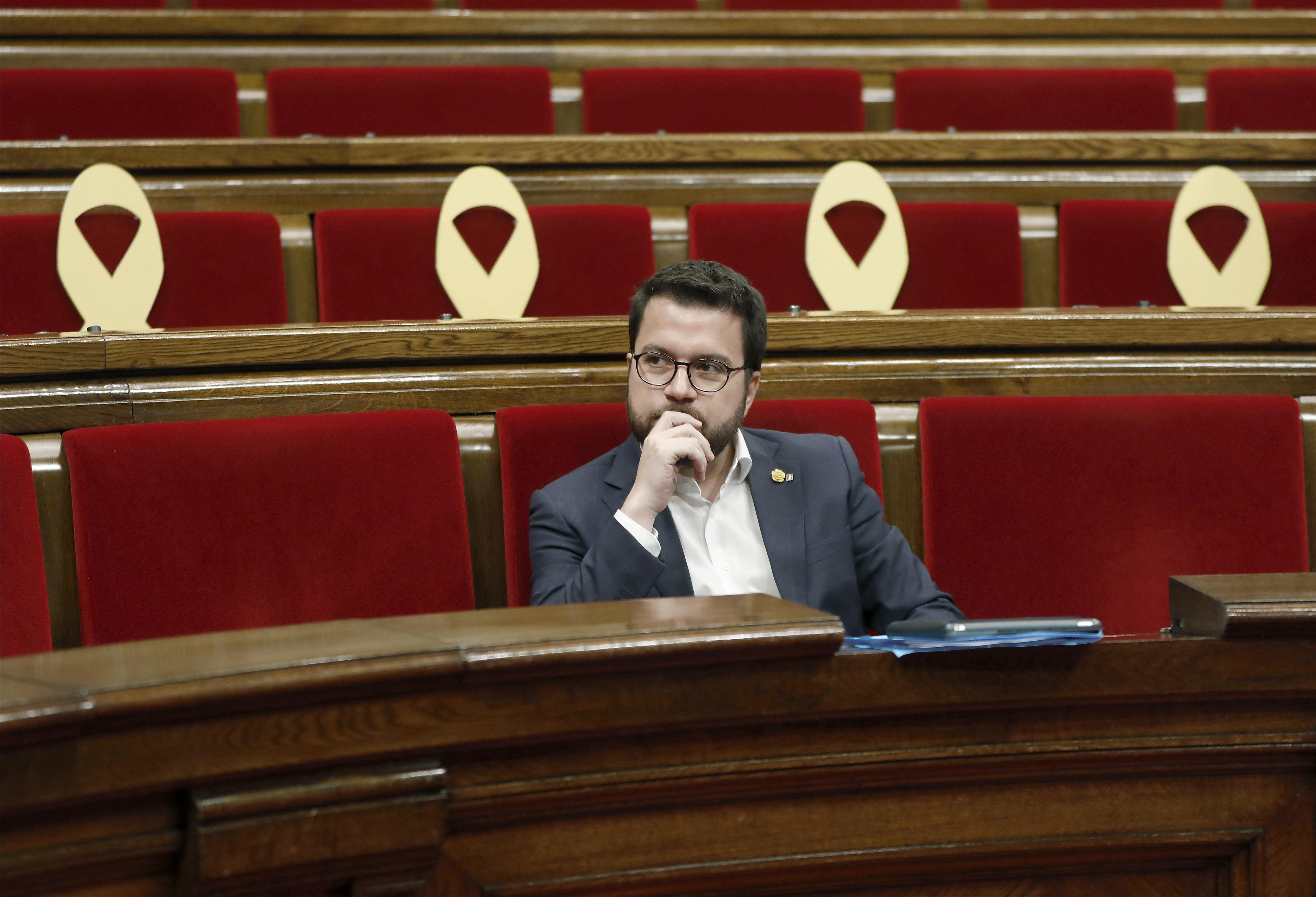 Aragonès, a Iceta: "La llibertat dels presos no s'intercanvia per cap partida pressupostària"