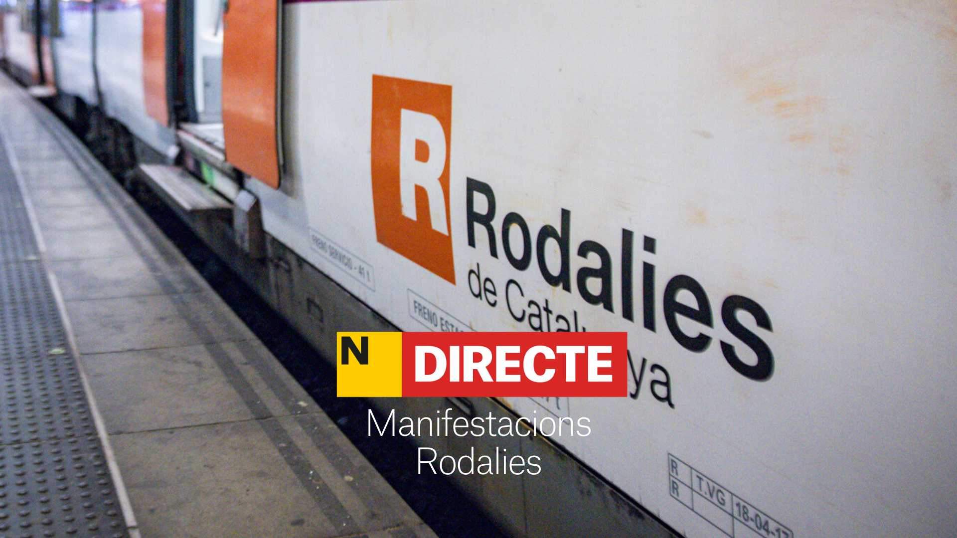 Manifestaciones en Barcelona por el caos de Rodalies, DIRECTO | Última hora de las protestas