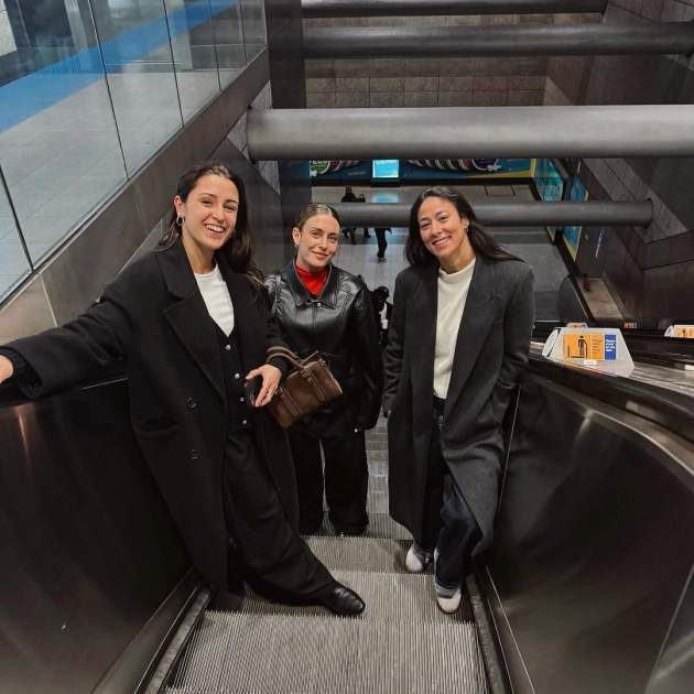 La trobada de Patri Guijarro, Jana Fernández i Leila Ouahabi