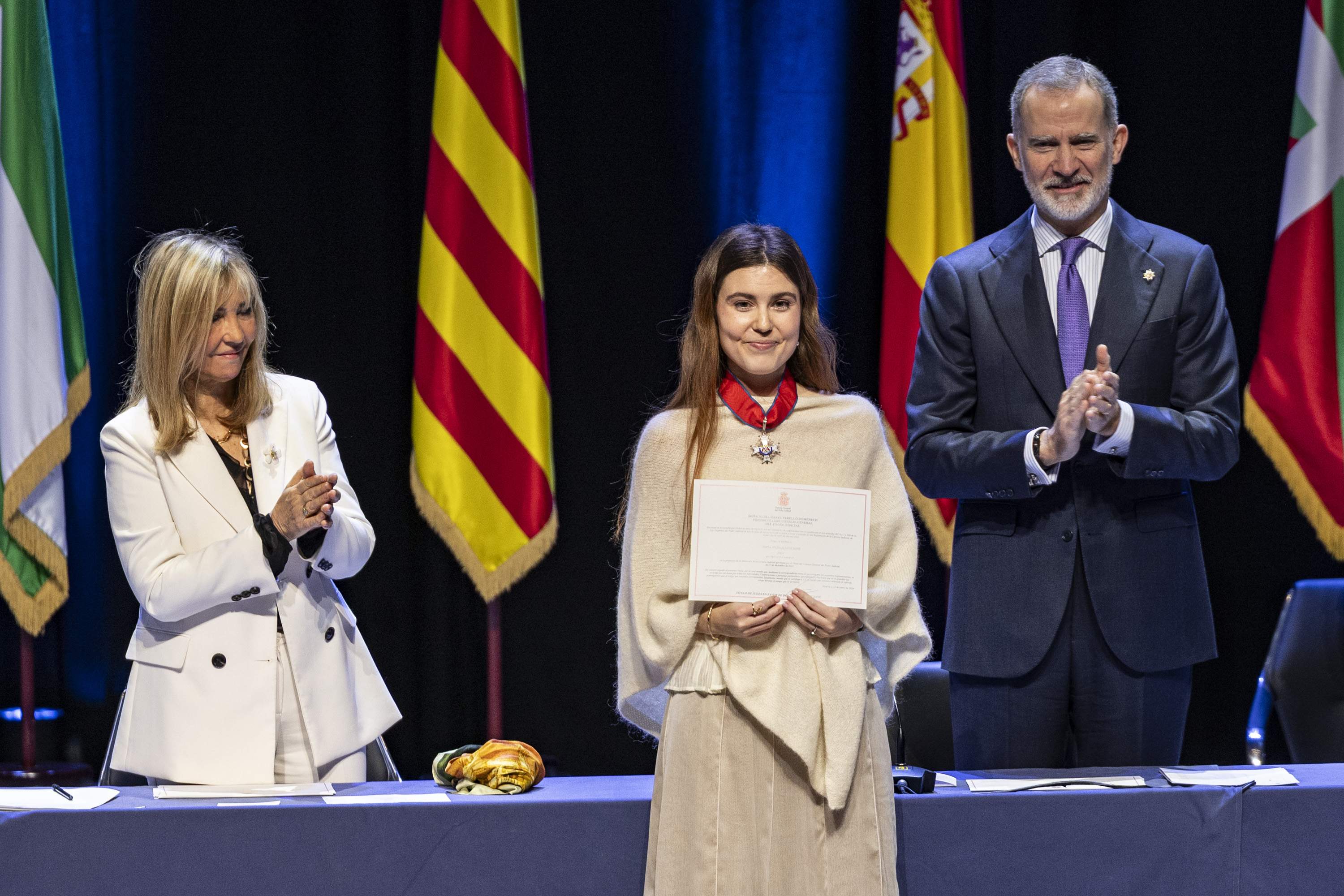 El rei reclama als nous jutges que respectin "el dret internacional" i els drets humans