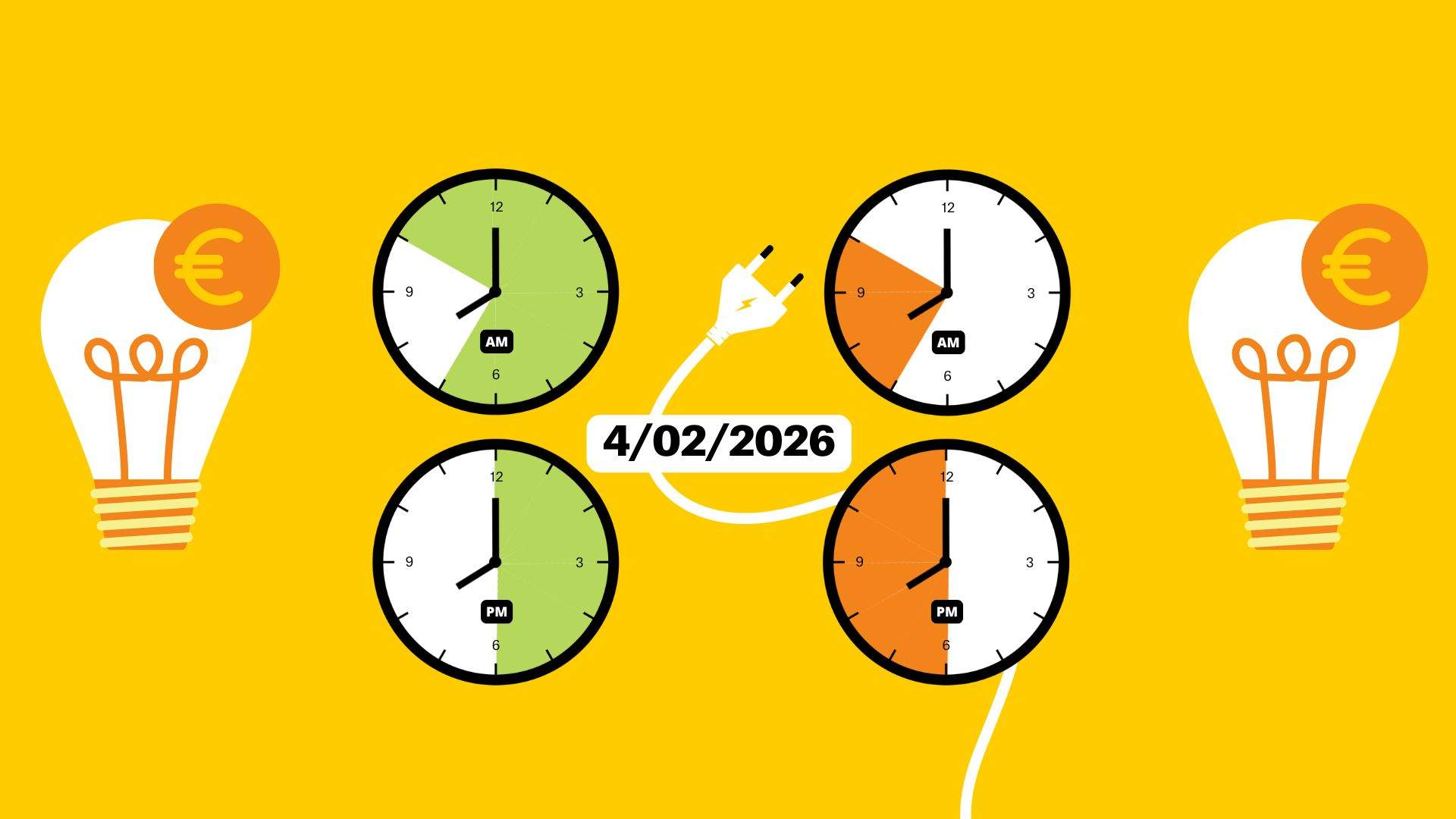 Precio de la luz de hoy, miércoles 4 de febrero, por horas: ¿cuándo es más barato poner la lavadora?