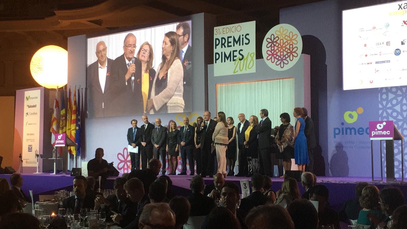 Torra presideix l'entrega dels premis Pimec