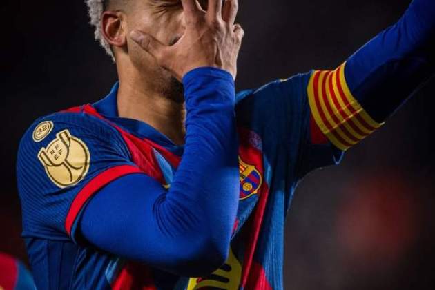 Ronald Araujo, autor del segon gol a l'Albacete Barça de Copa del Rei IG