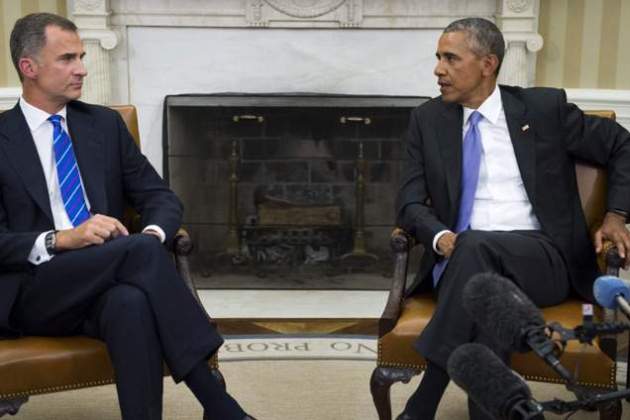 Felipe y Barack Obama