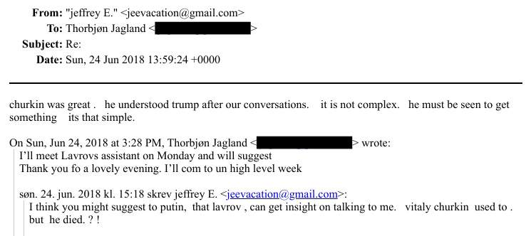 Correu d'Epstein consultable amb el codi EFTA00934357 / Casa Blanca