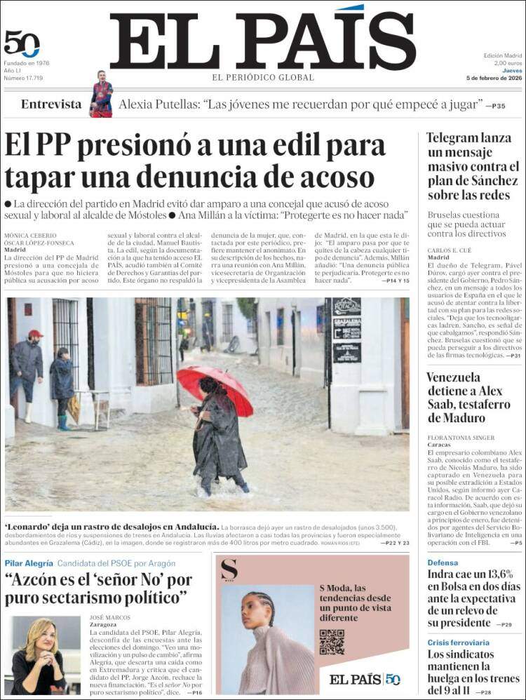 'El País', 5 de febrer de 2026