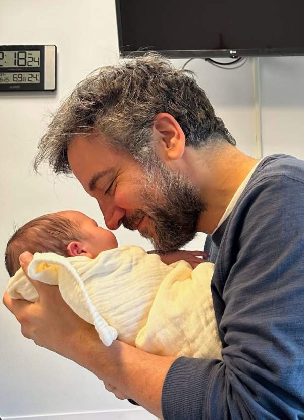 Josh Radnor, amb el seu fill IG