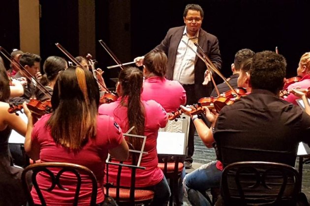 orquesta femenina ilopango instituto salvadoreño niñez