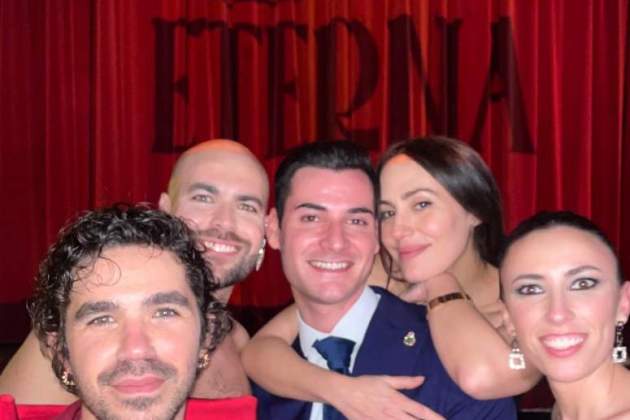 Irene Montalà, con los novios y más invitados IG