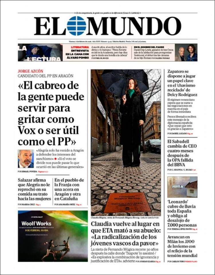 'El Mundo', 6 de febrer de 2026