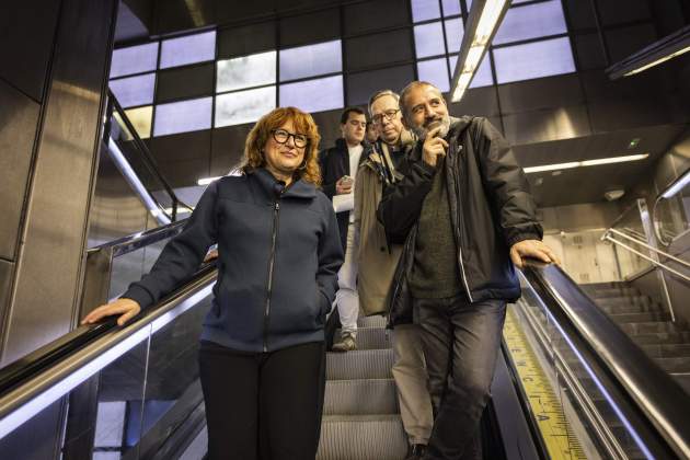 Nuevo contrato de limpieza en el metro de Barcelona, tareas de limpieza laia bonet / Foto: Carlos Baglietto