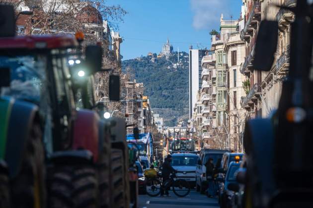 Tractors protesta pagesia Barcelona / Lorena Sopeña / Europa Press