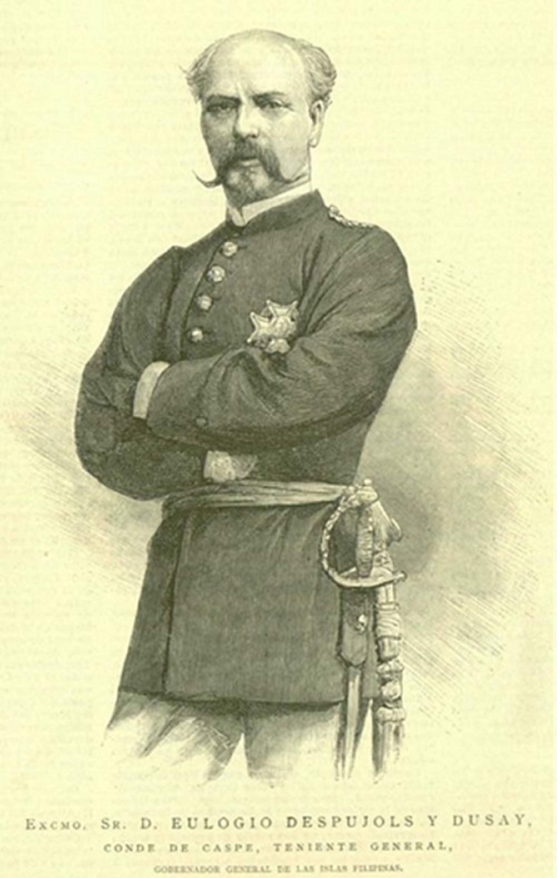 El general Despujol, governador colonial durant l'etapa de màxima repressió. Font Wikimedia Commons