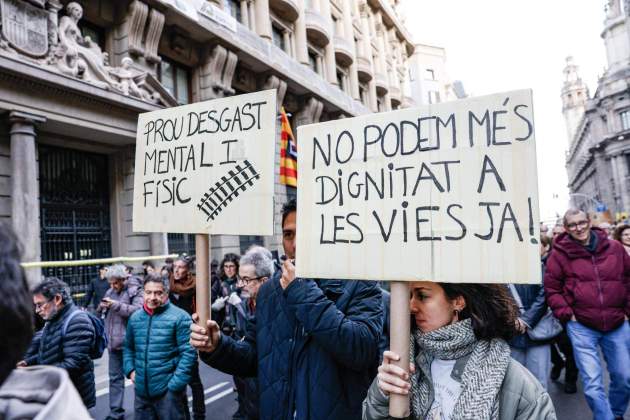 Carteles manifestación Rodalies / Carlos Baglietto