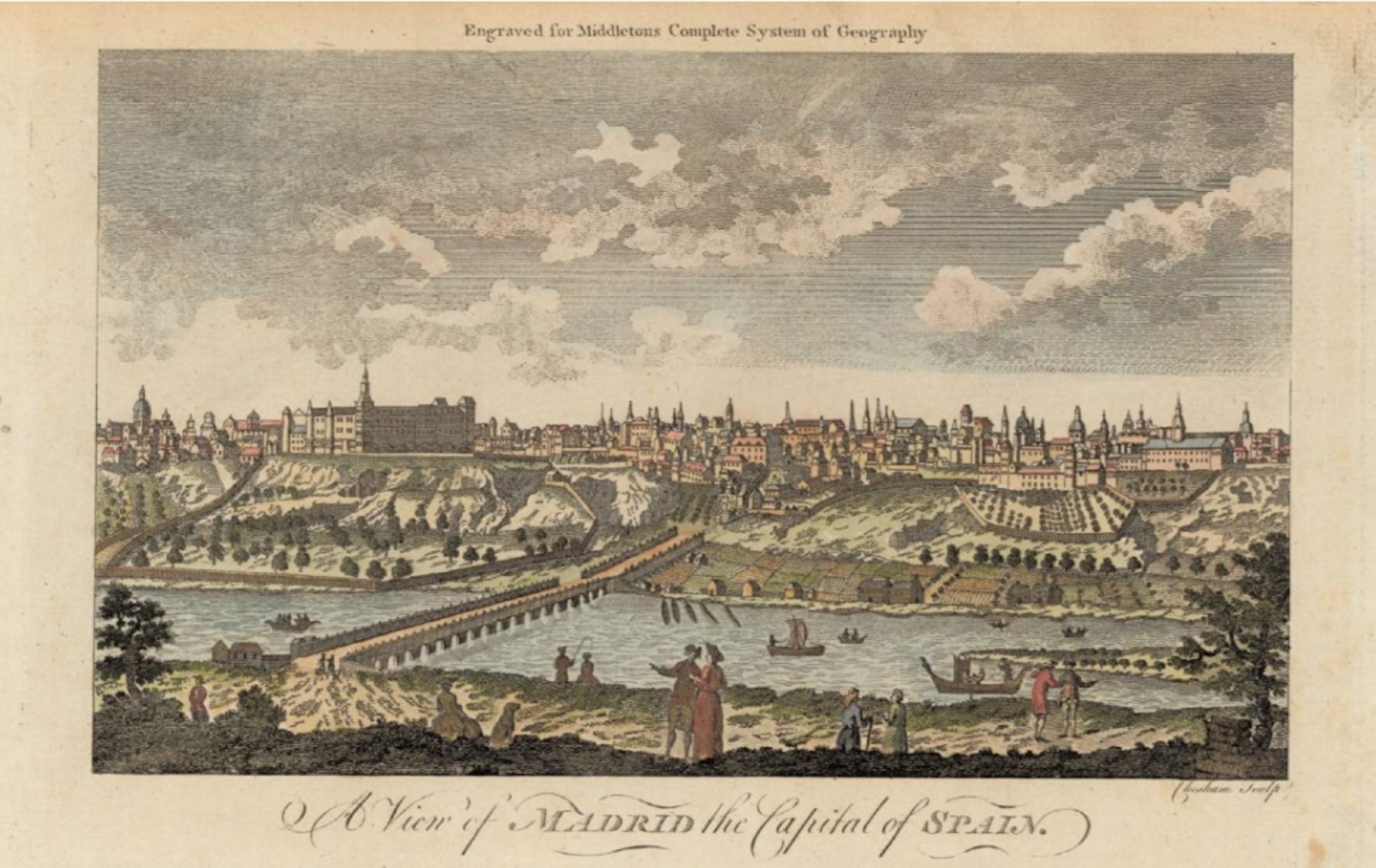 Madrid (mitjans del segle XVIII). Font Cartoteca de Catalunya