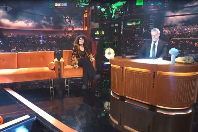 Elena Gadel, en el moment d'entrar al 'Col·lapse' 3Cat