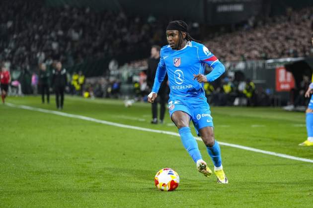 Ademola Lookman, durant un partit amb l'Atlètic de Madrid / Foto: Europa Press