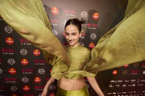 La actriz Laura Weissmahr, una de las cinco presentadoras de la gala. Foto Mireia Rodríguez