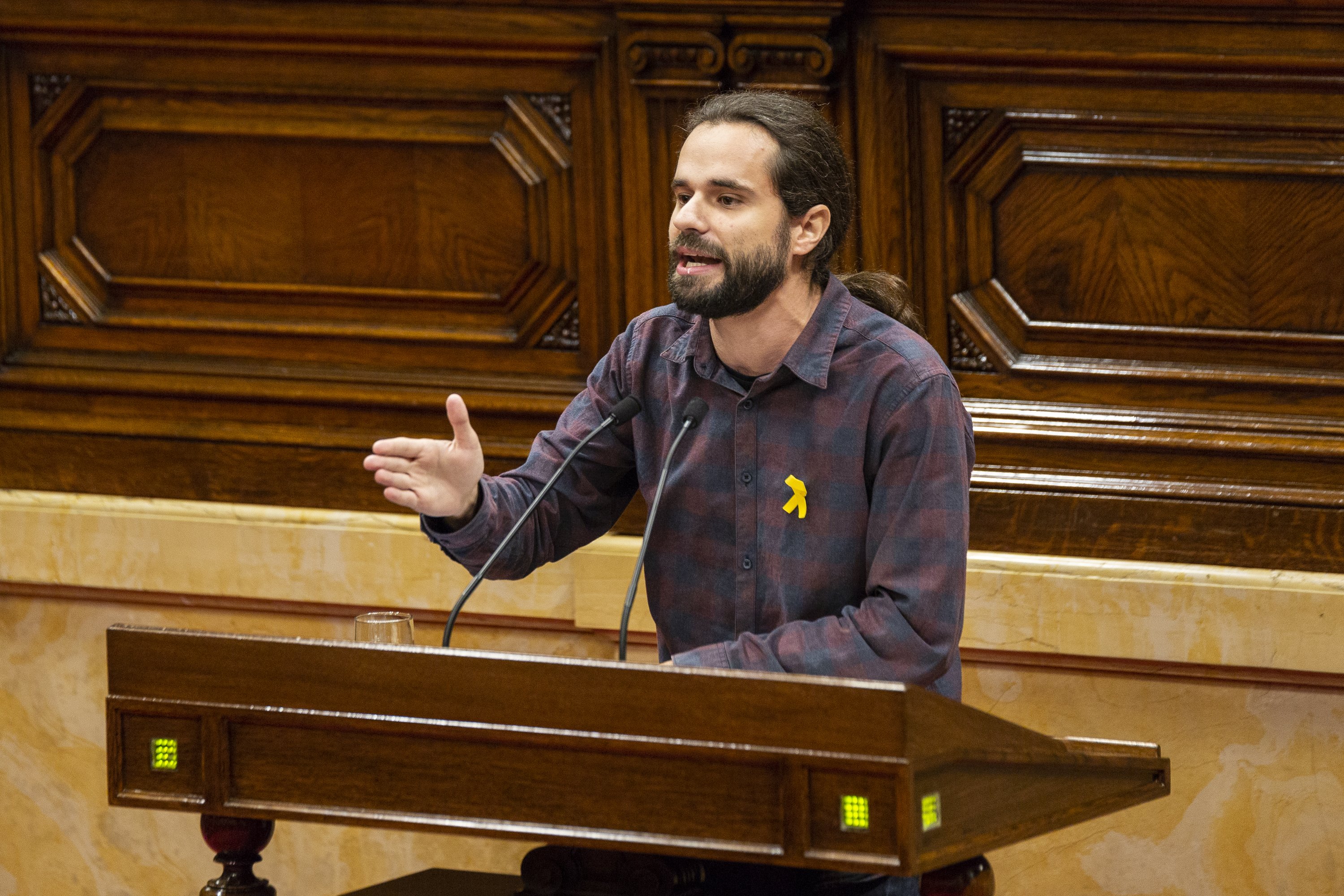 El president d'ERC-Barcelona, crític amb l'estat d'alarma aprovat: "Quina pena!"