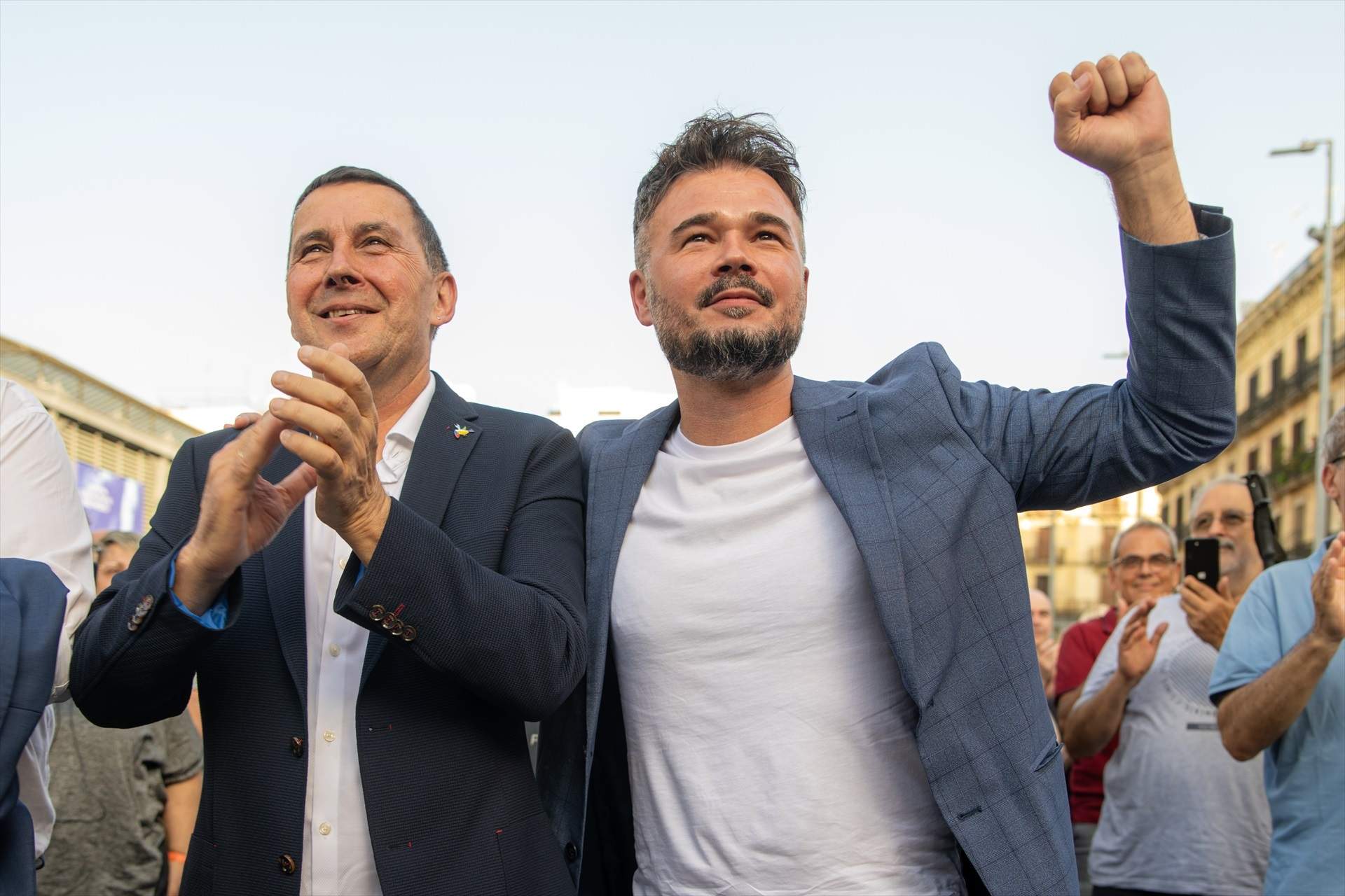 Otegi cierra la puerta al frente común que pretende Rufián: "No es viable"