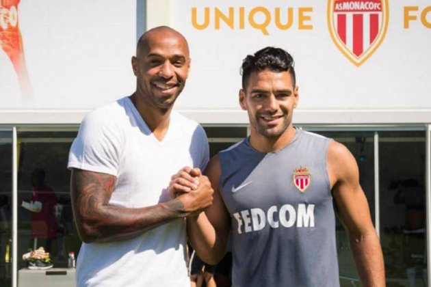 Thirry Henry Falcao Monaco Thirry Henry Falcao Monaco