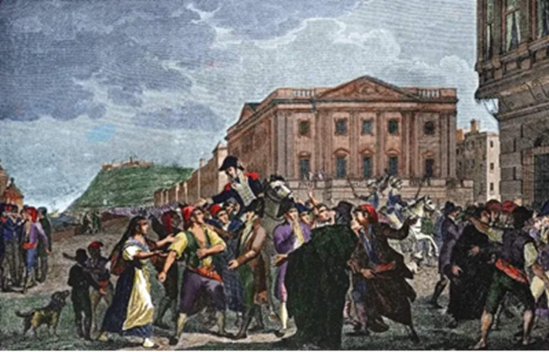 Las tropas del régimen bonapartista francés entran en el Principat