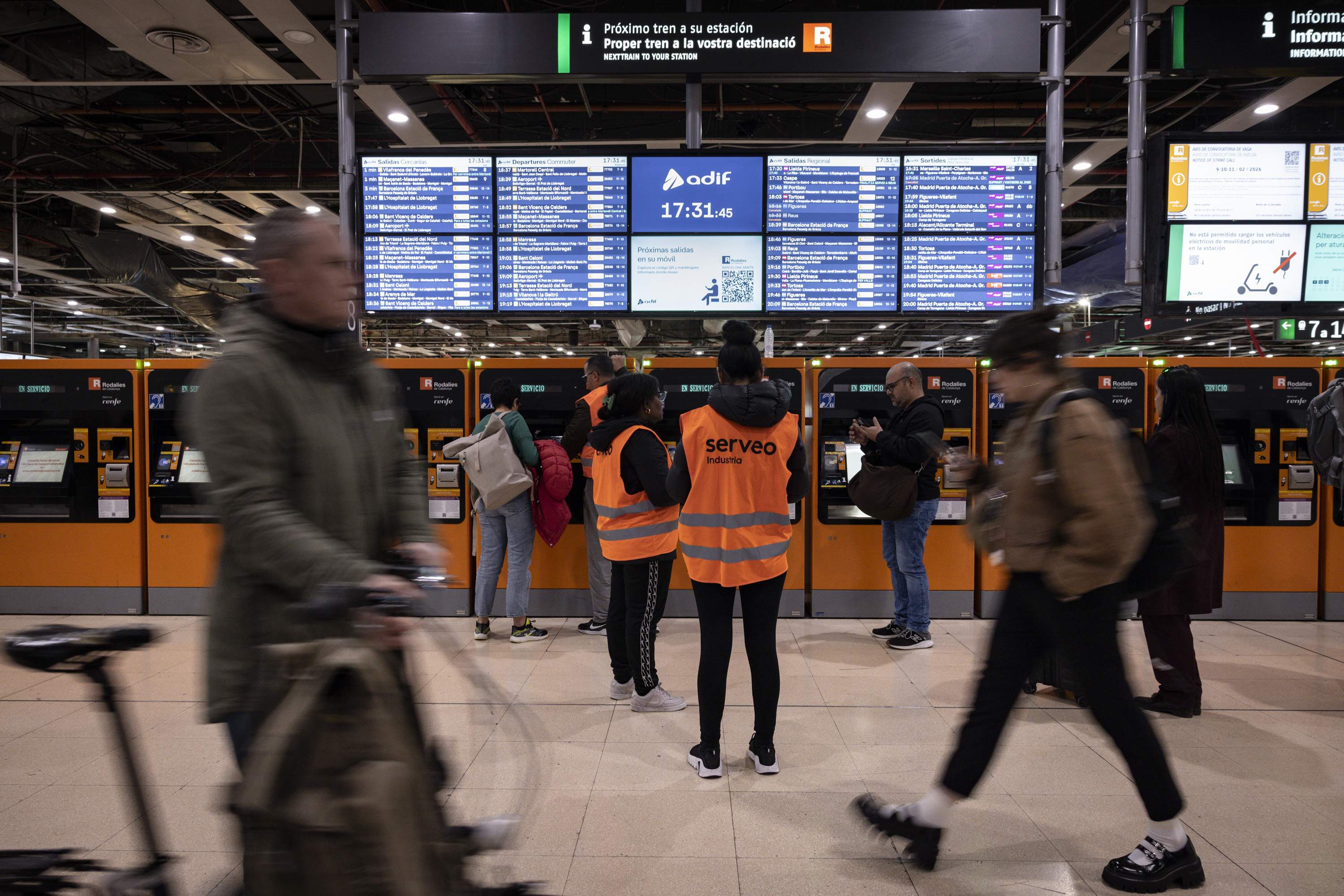 Recurs vaga rodalies renfe / Foto: Carlos Baglietto