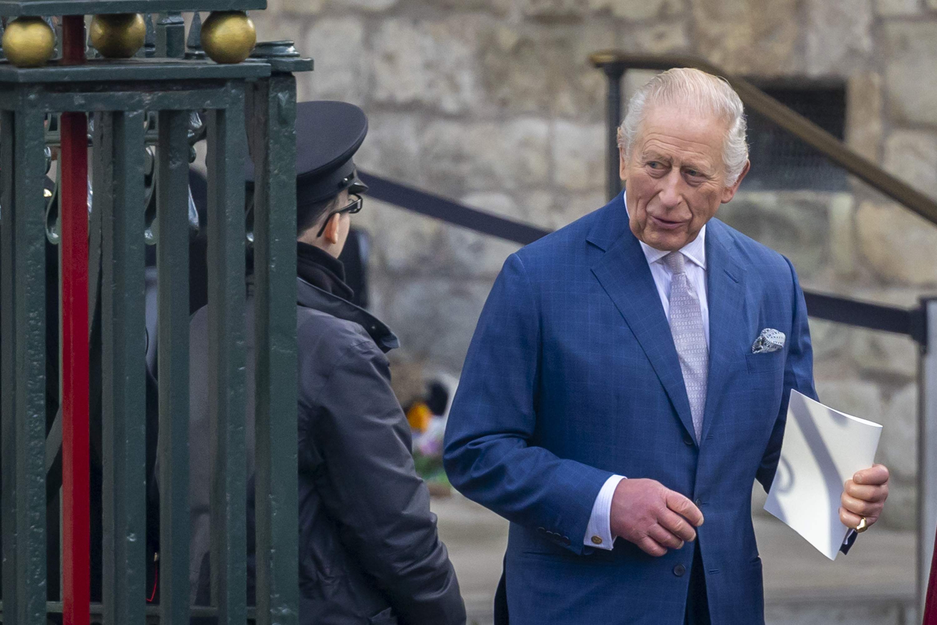 EuropaPress 7166750 december 10 2025 london london uk london uk king charles iii leaves from (1)