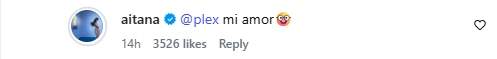 La respuesta de Aitana a Plex   Instagram