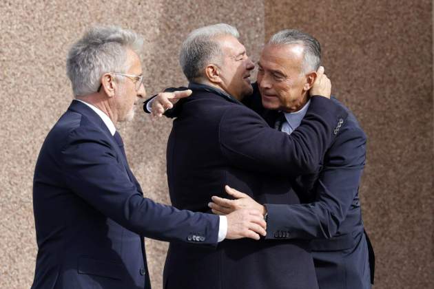 Joan Laporta Rafa Yuste / Foto: EFE