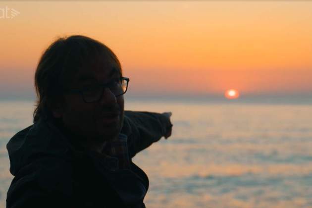 Quim Masferrer, ante una salida del sol espectacular en Begur en 'El Foraster 3Cat