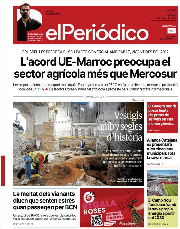 'El Periódico', 11 de febrer de 2026