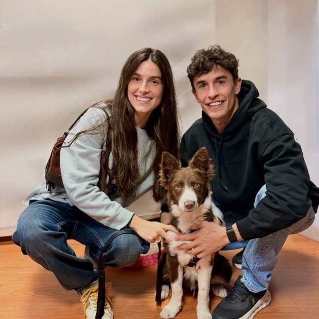 Gemma Pinto y Marc Márquez adoptan a Turco / Instagram