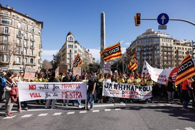manifestación huelga educación maestros docentes profesores barcelona carlos baglietto elnacional (5)