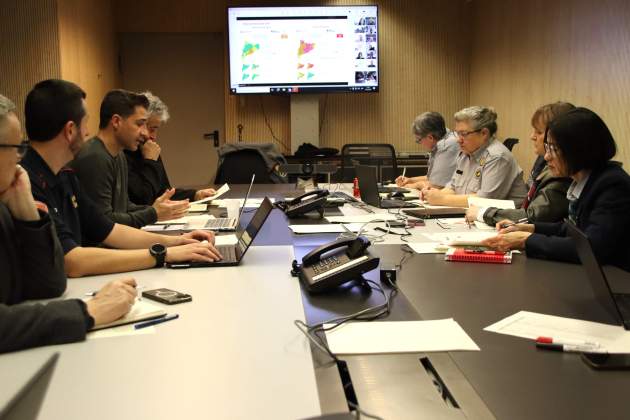 Reunió CECAT alerta vermella vent