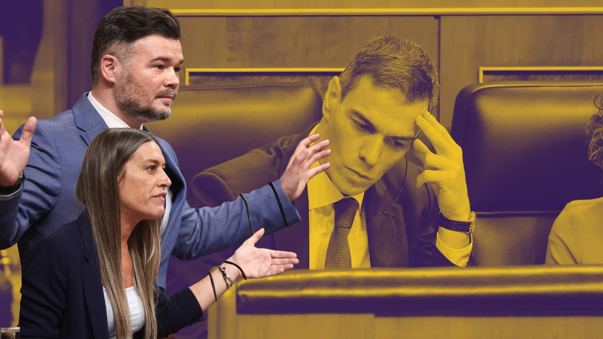 Rufián reprocha a Sánchez que “Rodalies es una mierda” y Nogueras exige su traspaso “integral”