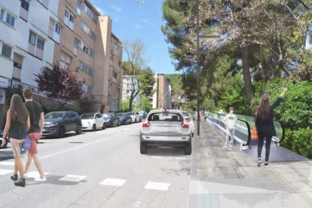 rampa mecanica carrer poesia 3 ajbcn