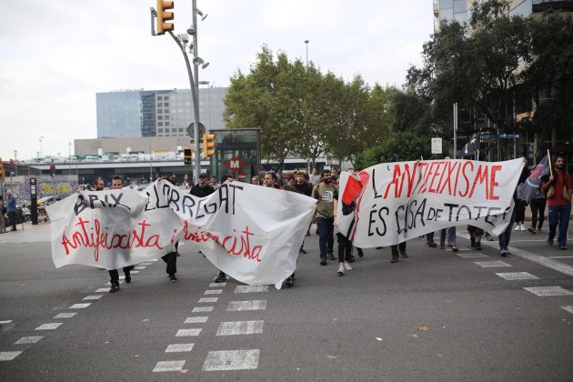 manifestació antifeixista cdr sants - carles palacio