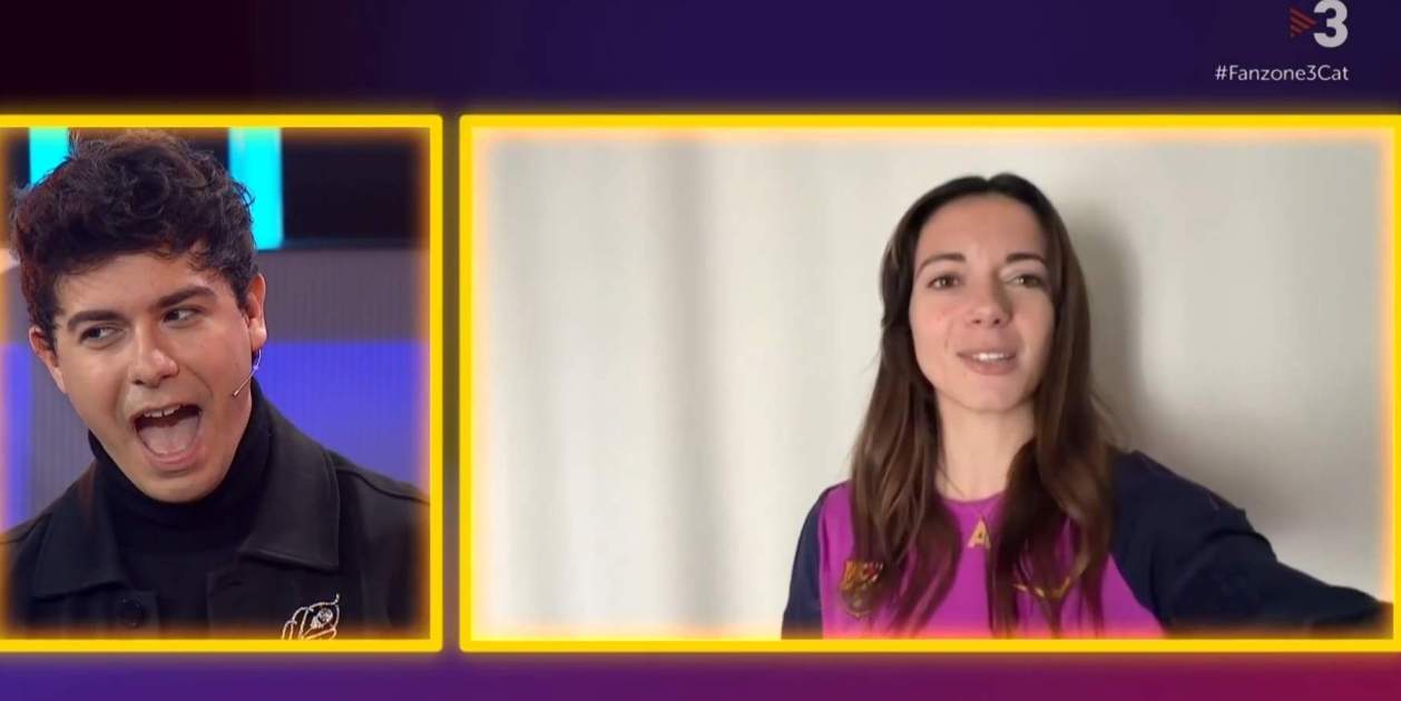 Aitana Bonmatí envía un vídeo a Alfred García por 'Fanzone' / 3Cat Aitana Bonmatí envía un vídeo a Alfred García por 'Fanzone' / 3Cat