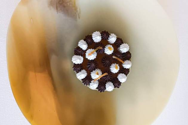 tartaleta de xocolata i citrics