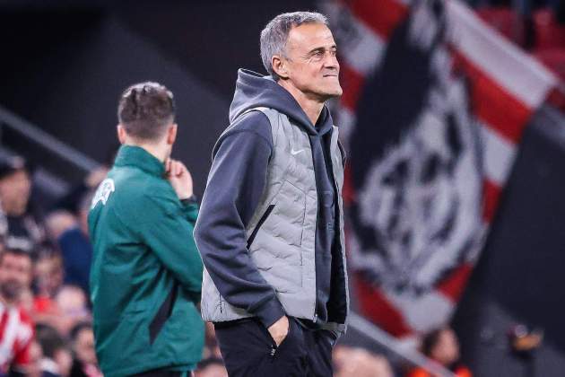 Luis Enrique, durante un partido del PSG / Foto: Europa Press