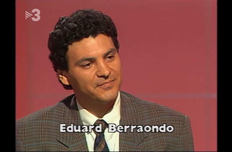 Eduard Berraondo a la TV3 dels 80
