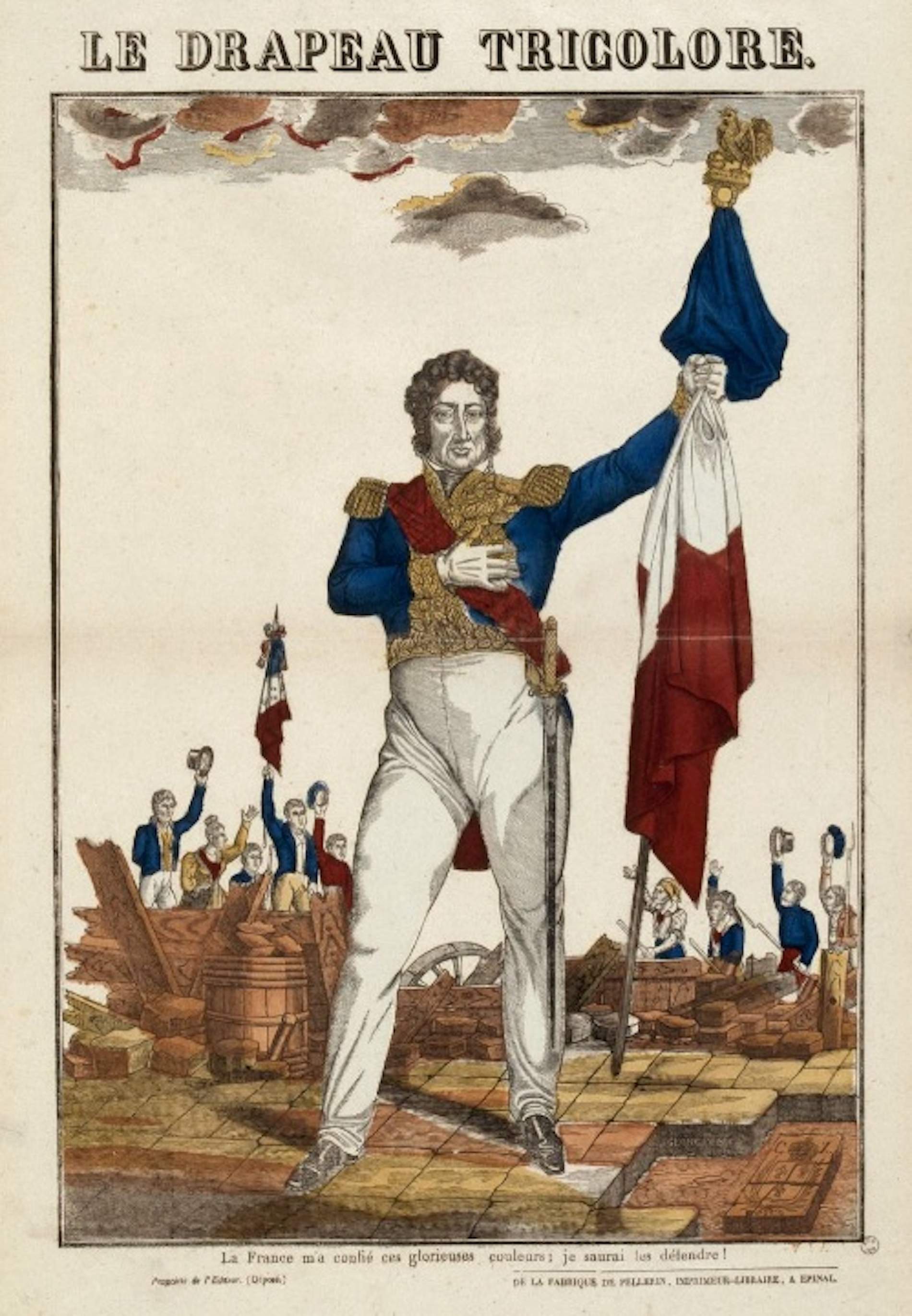 El 'drapeau tricolore' se convierte en la bandera de Francia