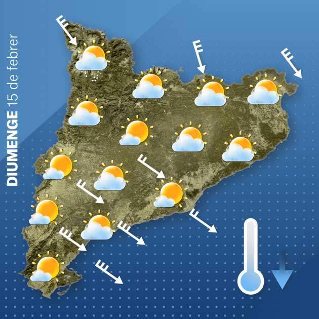 Mapa Catalunya diumenge 14-2
