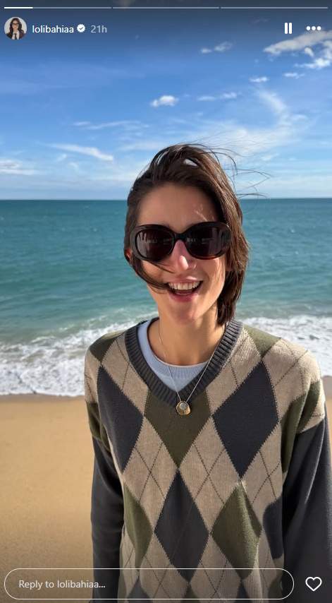 Loli Bahia ayer en Badalona, Ig