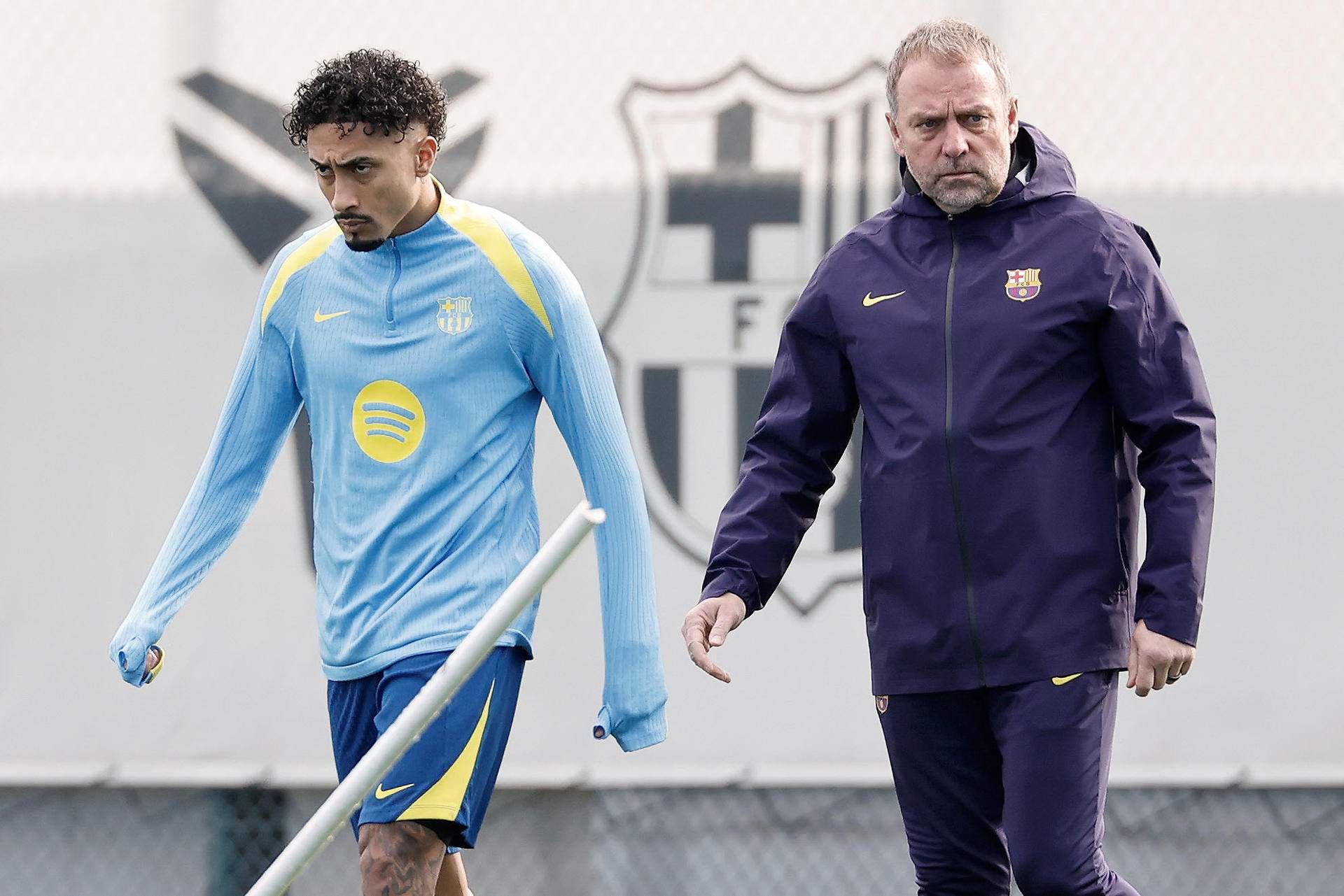Raphinha entrenamiento Barça / Foto: EFE