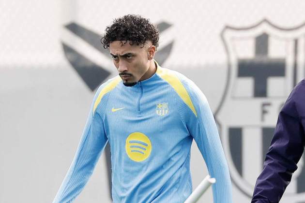 Raphinha entrenamiento Barça / Foto: EFE